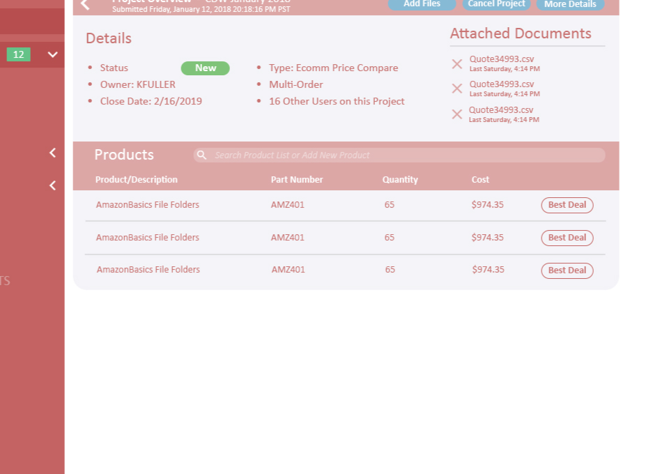 CRM platform demonstration